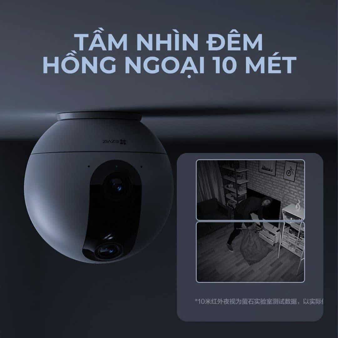 Ban đ&ecirc;m hồng ngoại l&ecirc;n đến 10 m&eacute;t
