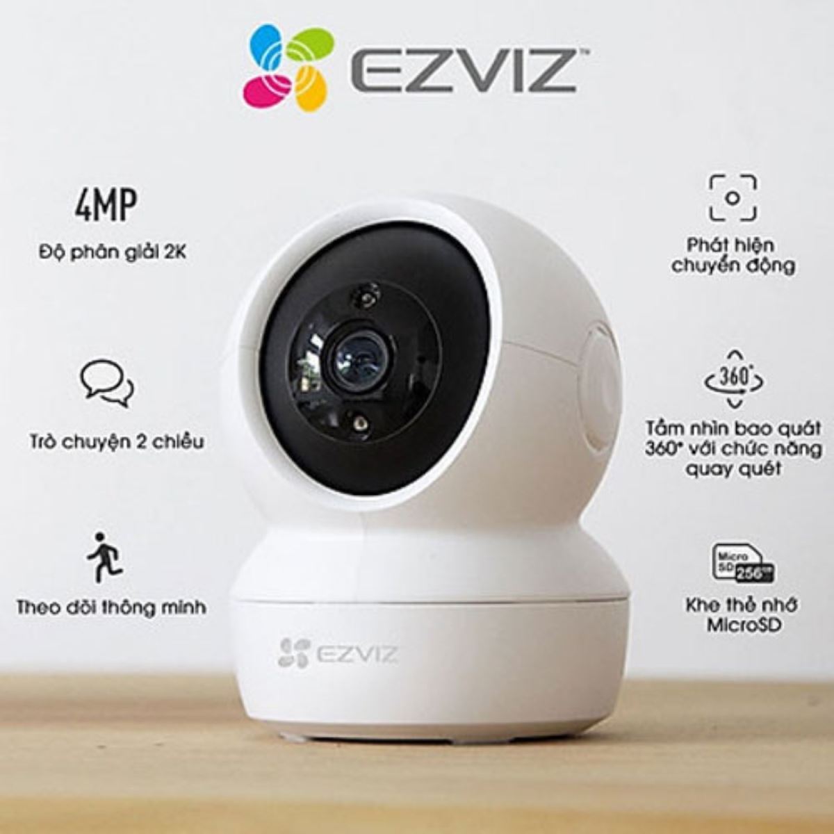 Camera Ezviz C6N 4MP (D0-8B4WF) – Mới Nhất