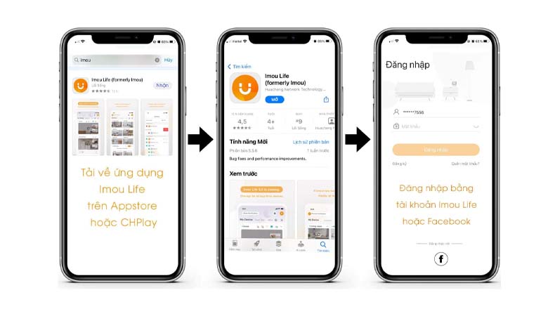 C&agrave;i đặt v&agrave; sử dụng thiết bị tr&ecirc;n ứng dụng IMOULife
