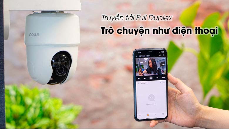 Hỗ trợ đ&agrave;m thoại 2 chiều Full-Duplex