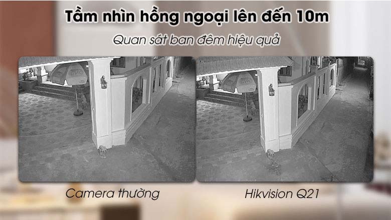 Camera Robot Hikvision ghi hình ngày đêm