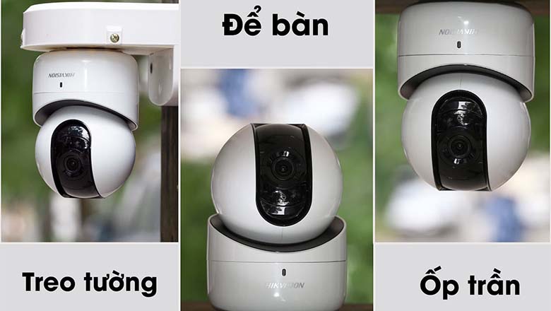 Thiết kế cho phép lắp tại nhiều vị trí