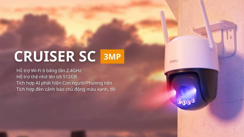 B&aacute;n camera Wifi iMOU Cruiser SC 2K 3MP gi&aacute; rẻ