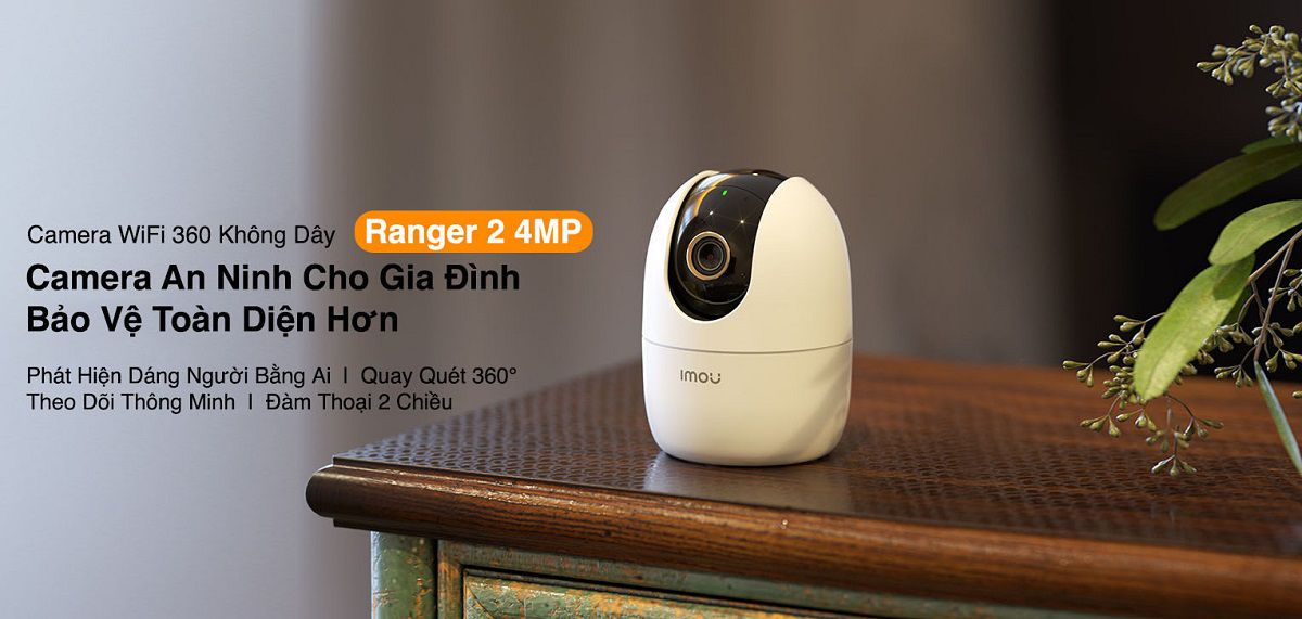 Camera Wifi Imou Ranger 2 IPC-A42P-L 4MP đ&agrave;m thoại hai chiều, xoay 360 độ, cảnh b&aacute;o th&ocirc;ng minh | Shopee Việt Nam